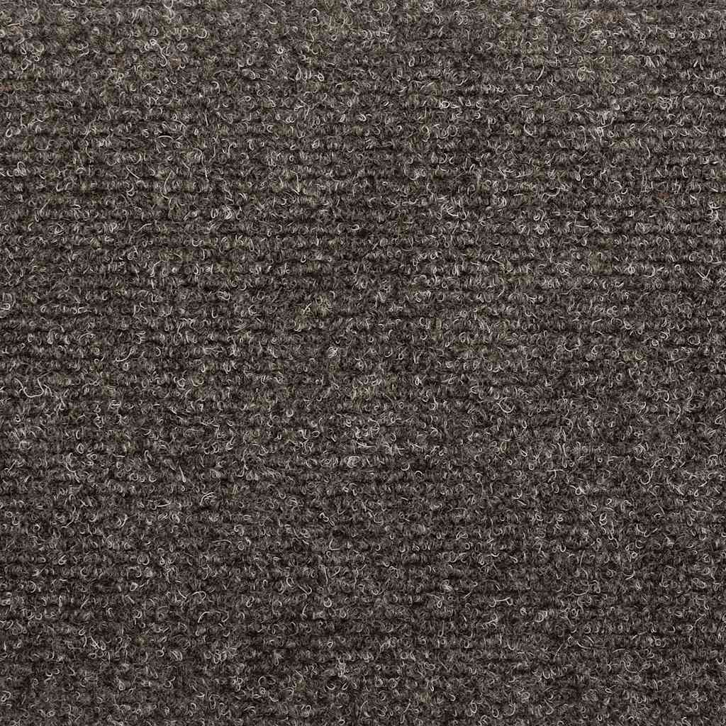 vidaXL Covorașe pentru scări autoadezive, 15 buc., 56x17x3 cm, antracit, semirotunde