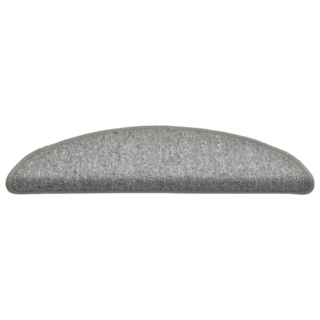 vidaXL Covorașe pentru scări, 15 buc., 56x17x3 cm, gri deschis, semirotunde vidaXL Covorașe pentru scări, 15 buc., 56x17x3 cm, gri deschis, semirotunde