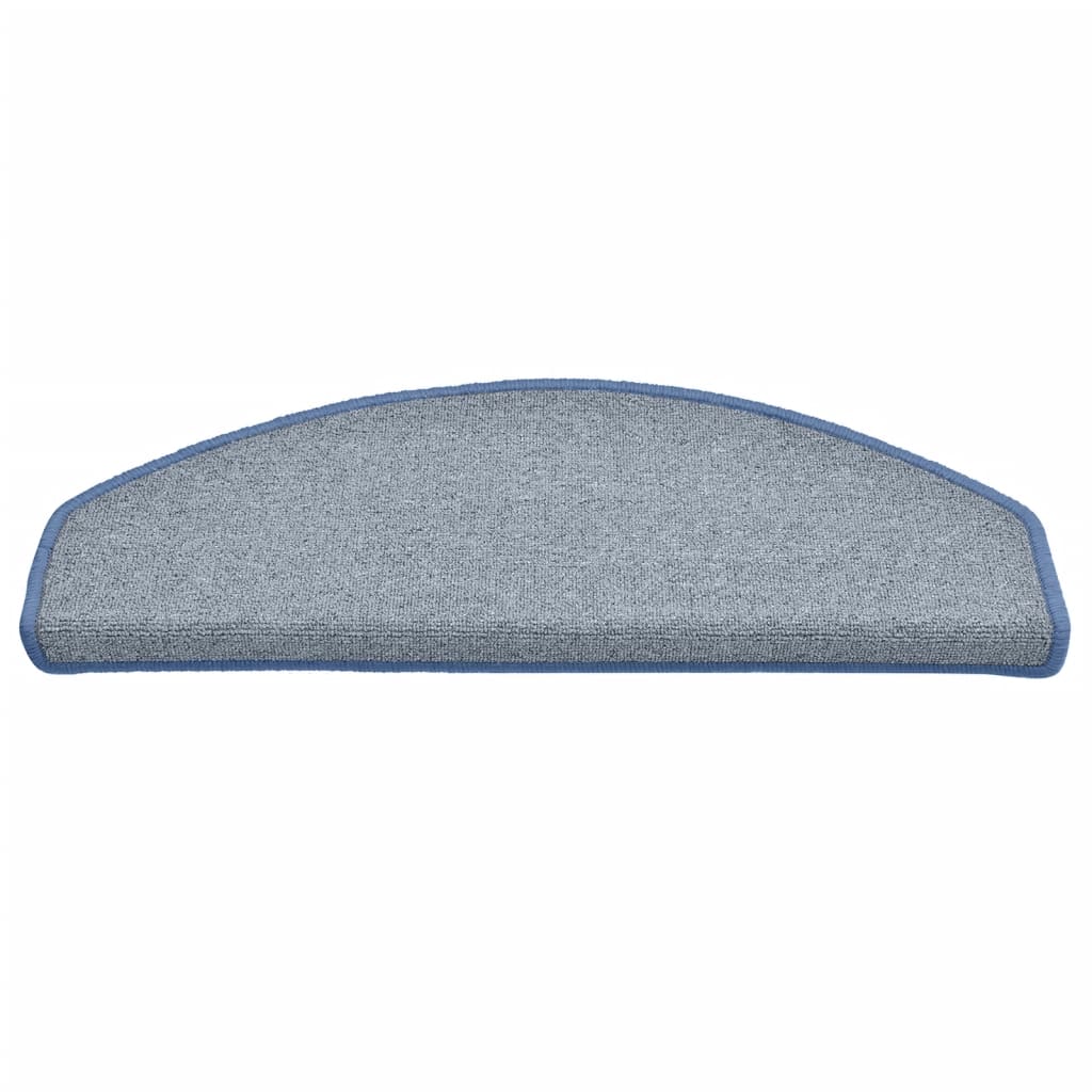 vidaXL Covorașe pentru scări, 15 buc., 65x24x4 cm, gri deschis și albastru, semirotunde, mari vidaXL Covorașe pentru scări, 15 buc., 65x24x4 cm, gri deschis și albastru, semirotunde, mari