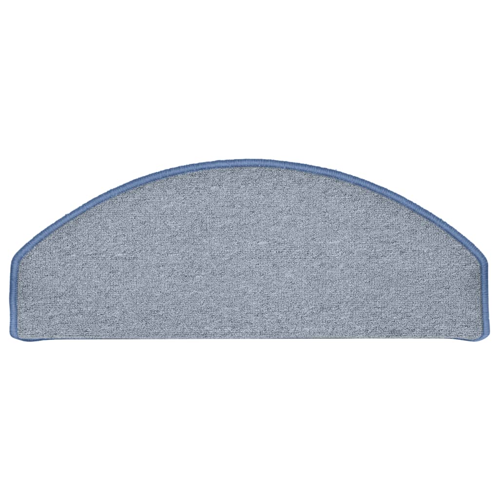 vidaXL Covorașe pentru scări, 15 buc., 65x24x4 cm, gri deschis și albastru, semirotunde, mari vidaXL Covorașe pentru scări, 15 buc., 65x24x4 cm, gri deschis și albastru, semirotunde, mari