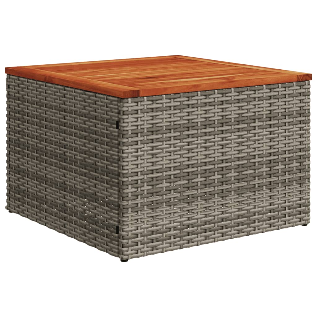 vidaXL Set canapea de grădină cu perne, 5 piese, gri, poliratan vidaXL Set canapea de grădină cu perne, 5 piese, gri, poliratan