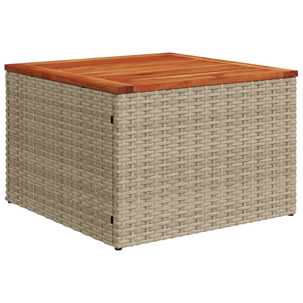 vidaXL Set canapele de grădină, 9 piese, cu perne, bej, poliratan vidaXL Set canapele de grădină, 9 piese, cu perne, bej, poliratan