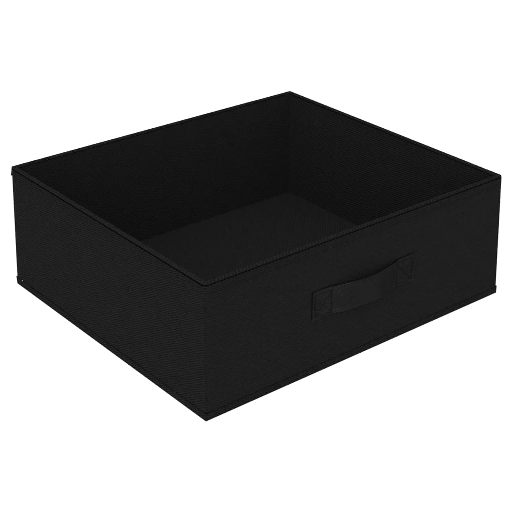 vidaXL Raft de depozitare cu 4 coșuri textile, negru, oțel vidaXL Raft de depozitare cu 4 coșuri textile, negru, oțel