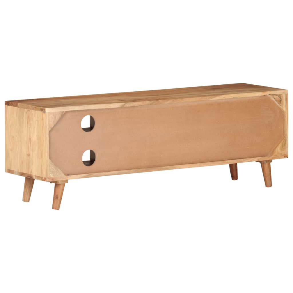 vidaXL Comodă TV, 115x30x39 cm, lemn masiv de acacia