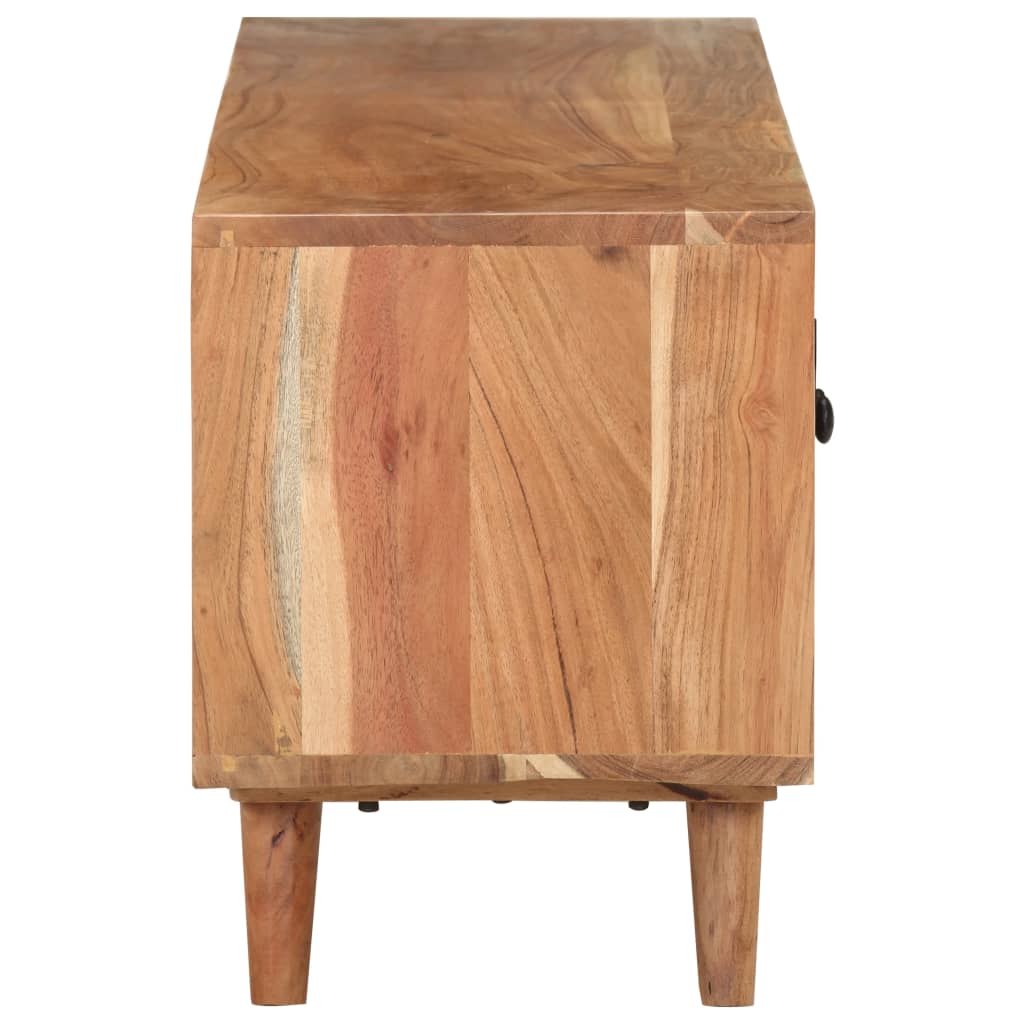 vidaXL Comodă TV, 115x30x39 cm, lemn masiv de acacia