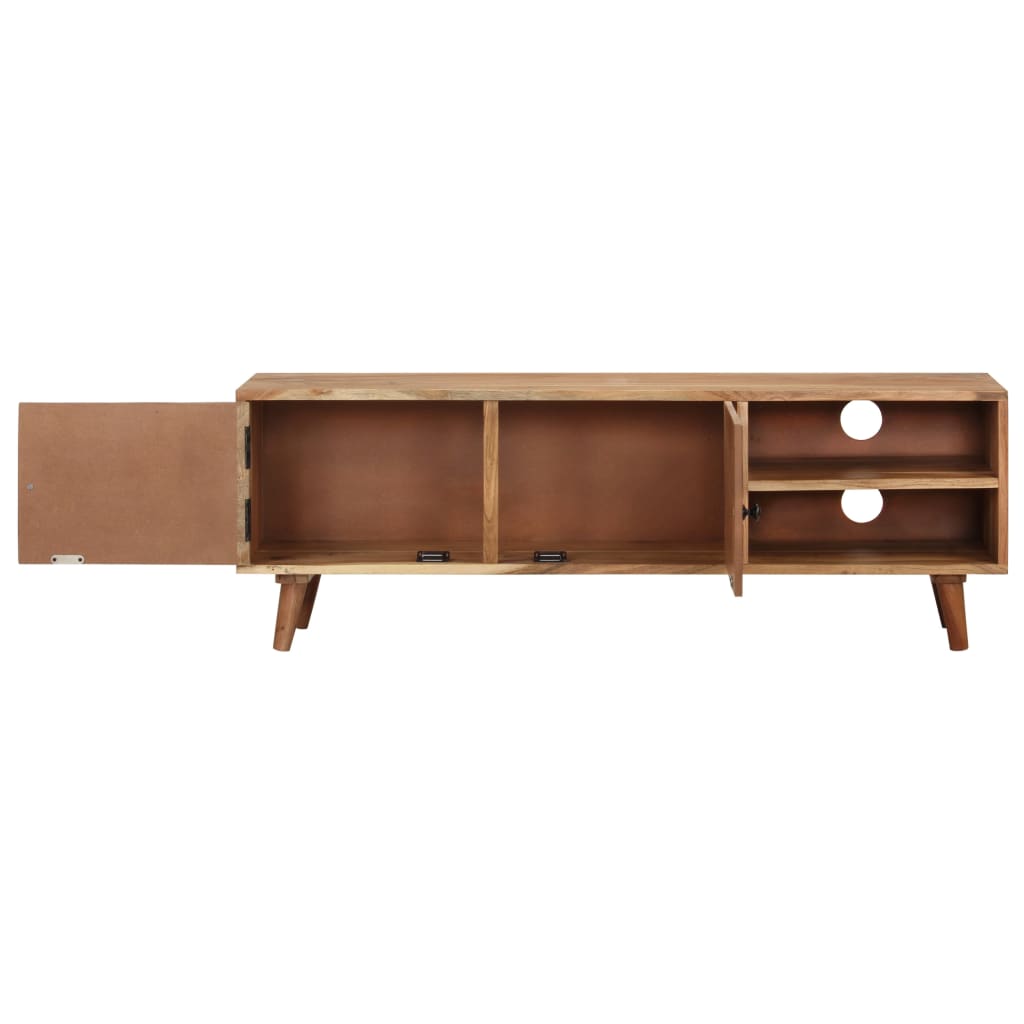 vidaXL Comodă TV, 115x30x39 cm, lemn masiv de acacia