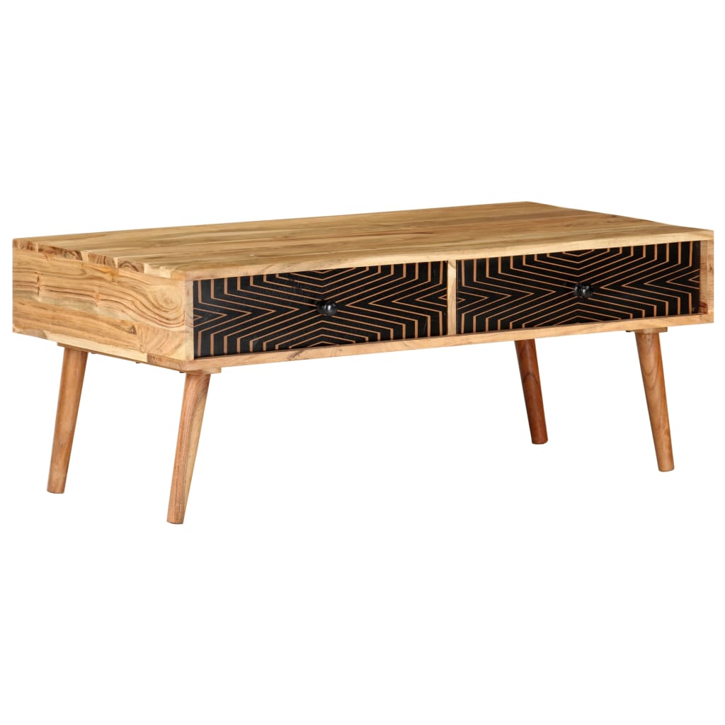 vidaXL Măsuță de cafea, 100x50x39 cm, lemn masiv de acacia vidaXL Măsuță de cafea, 100x50x39 cm, lemn masiv de acacia