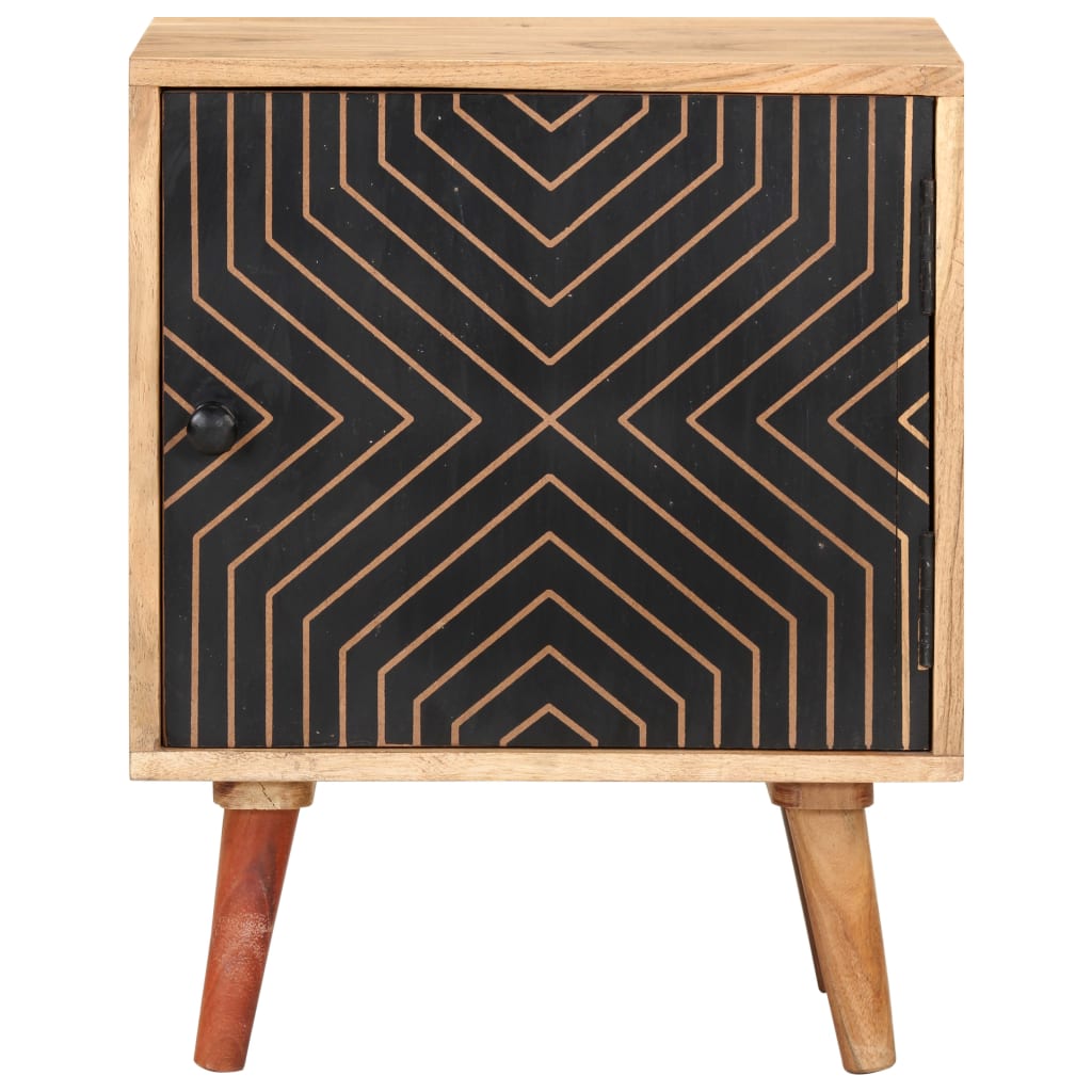 vidaXL Noptieră, 40x30x50 cm, lemn masiv de acacia vidaXL Noptieră, 40x30x50 cm, lemn masiv de acacia