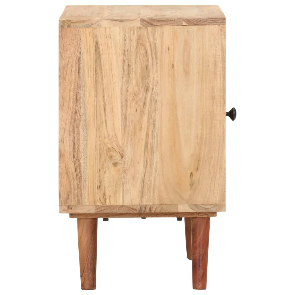 vidaXL Noptieră, 40x30x50 cm, lemn masiv de acacia vidaXL Noptieră, 40x30x50 cm, lemn masiv de acacia