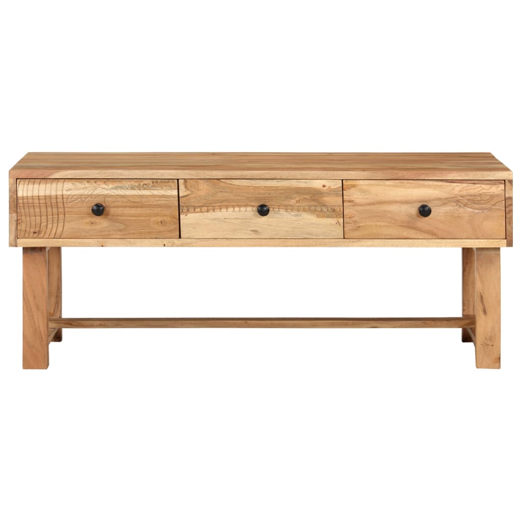 vidaXL Măsuță de cafea, 100x50x40 cm, lemn masiv de acacia vidaXL Măsuță de cafea, 100x50x40 cm, lemn masiv de acacia