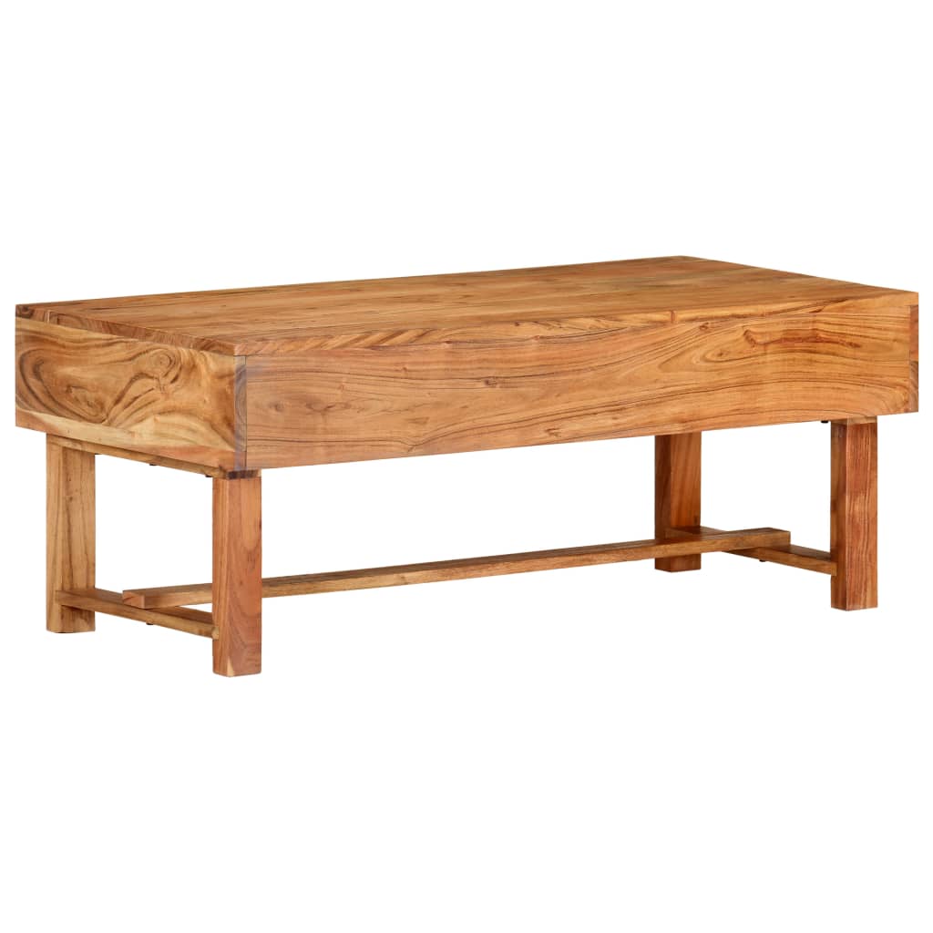 vidaXL Măsuță de cafea, 100x50x40 cm, lemn masiv de acacia vidaXL Măsuță de cafea, 100x50x40 cm, lemn masiv de acacia