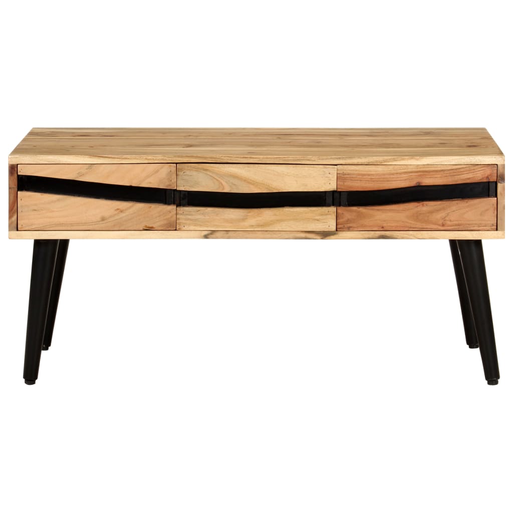vidaXL Măsuță de cafea, 88x50x42 cm, lemn masiv de acacia vidaXL Măsuță de cafea, 88x50x42 cm, lemn masiv de acacia