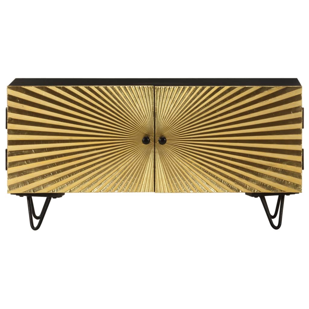 vidaXL Comodă TV, 90x30x45 cm, lemn masiv de mango