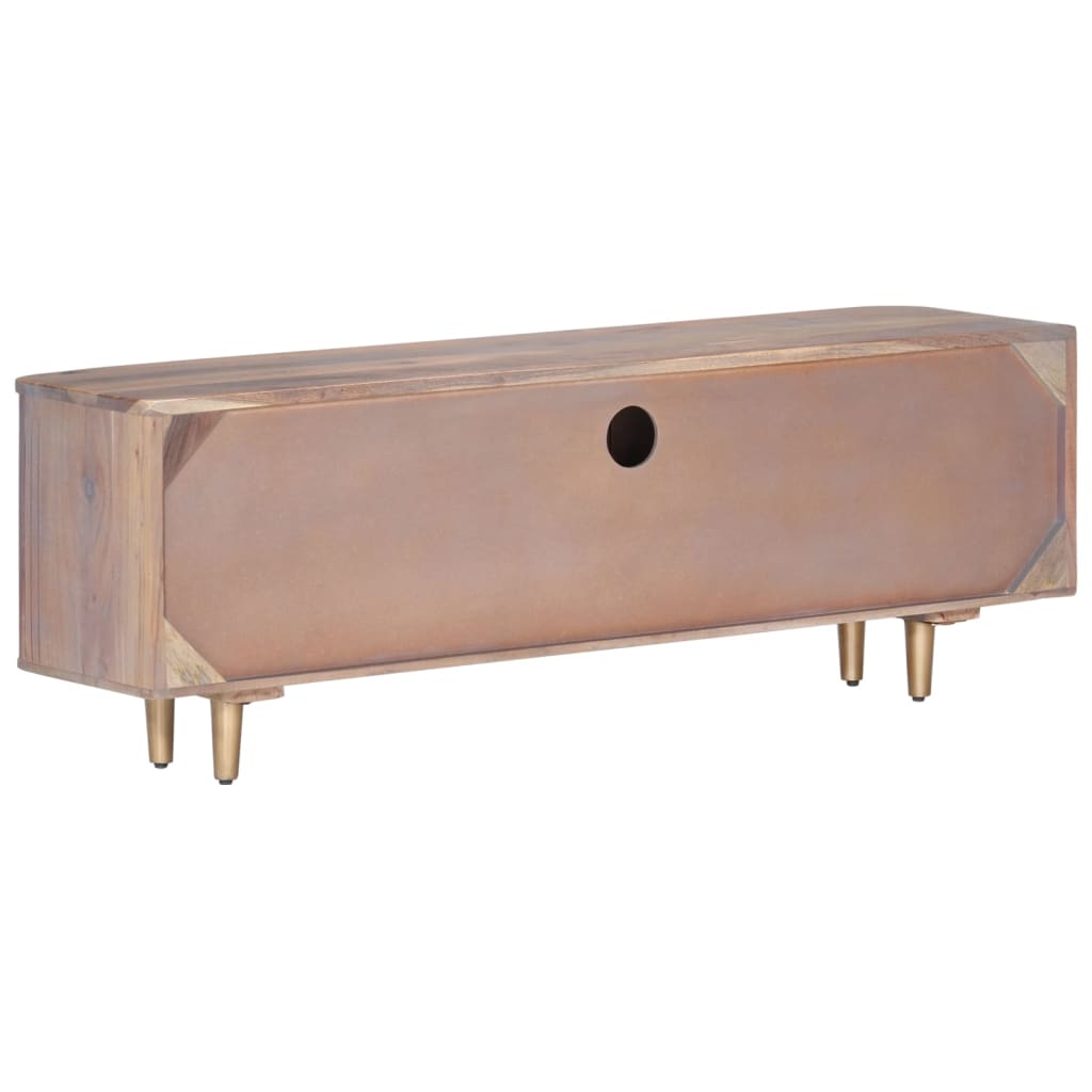 vidaXL Comodă TV, 118x30x40 cm, lemn masiv de acacia vidaXL Comodă TV, 118x30x40 cm, lemn masiv de acacia