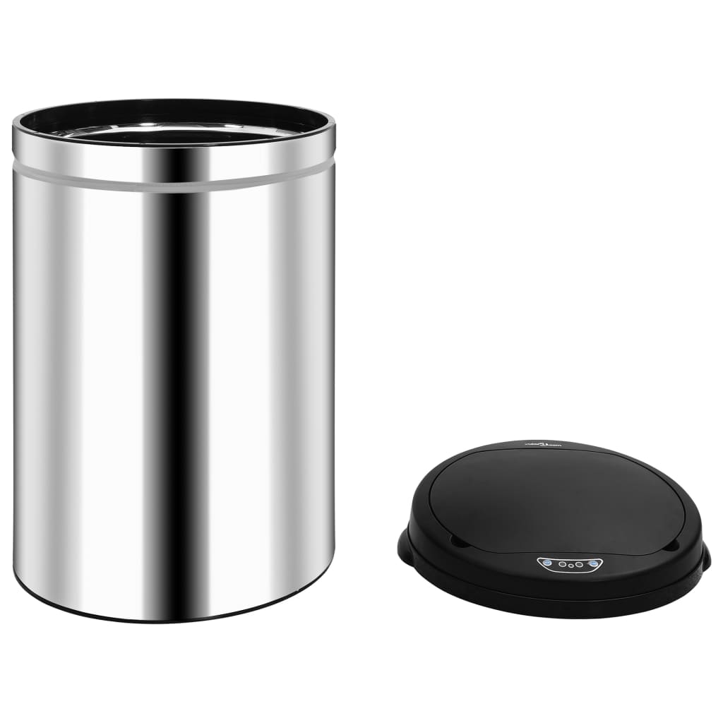 vidaXL Coș de gunoi automat cu senzor, 30 L, oțel inoxidabil vidaXL Coș de gunoi automat cu senzor, 30 L, oțel inoxidabil