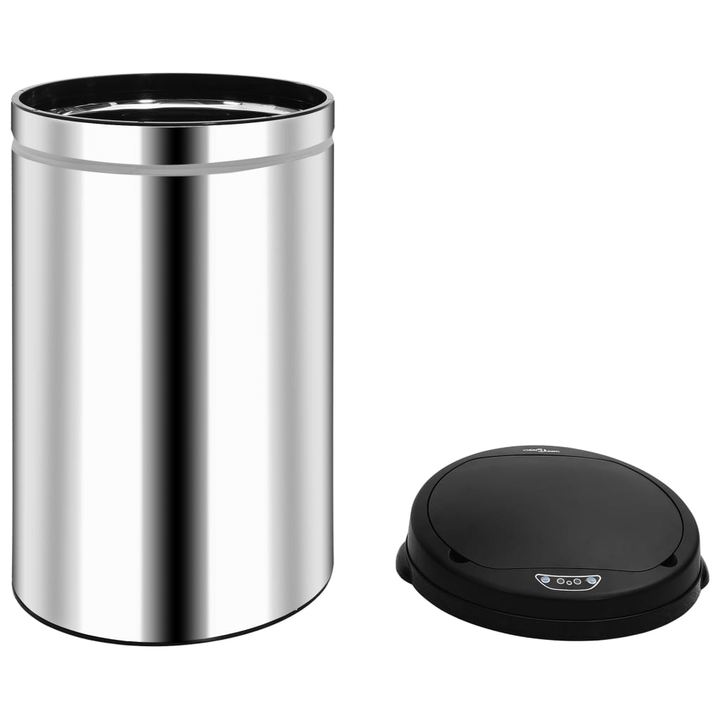 vidaXL Coș de gunoi automat cu senzor, 40 L, oțel inoxidabil vidaXL Coș de gunoi automat cu senzor, 40 L, oțel inoxidabil