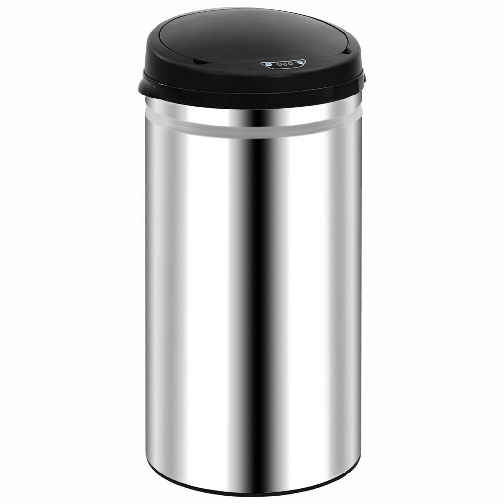 vidaXL Coș de gunoi automat cu senzor, 50 L, oțel inoxidabil vidaXL Coș de gunoi automat cu senzor, 50 L, oțel inoxidabil