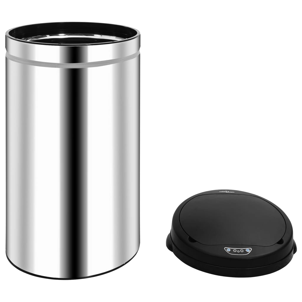 vidaXL Coș de gunoi automat cu senzor, 50 L, oțel inoxidabil vidaXL Coș de gunoi automat cu senzor, 50 L, oțel inoxidabil