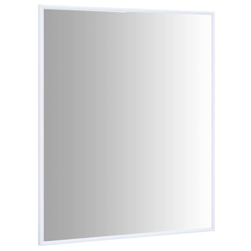 vidaXL Oglindă, alb, 80x60 cm vidaXL Oglindă, alb, 80x60 cm