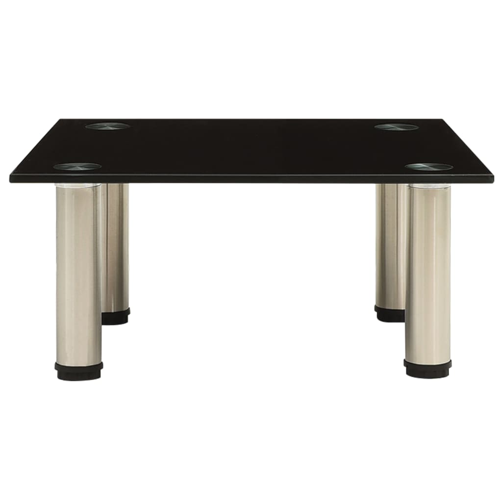 vidaXL Suport TV, negru, 40 x 35 x 17 cm, sticlă securizată