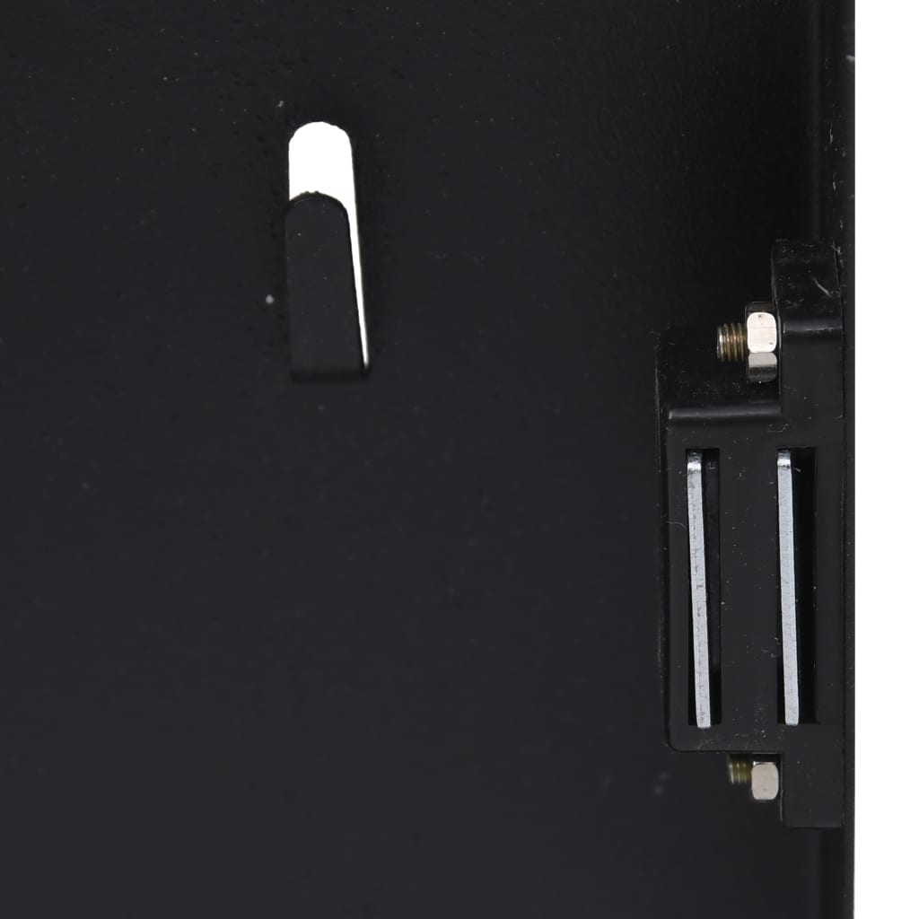 vidaXL Casetă pentru chei cu tablă magnetică, negru, 35 x 35 x 4 cm vidaXL Casetă pentru chei cu tablă magnetică, negru, 35 x 35 x 4 cm