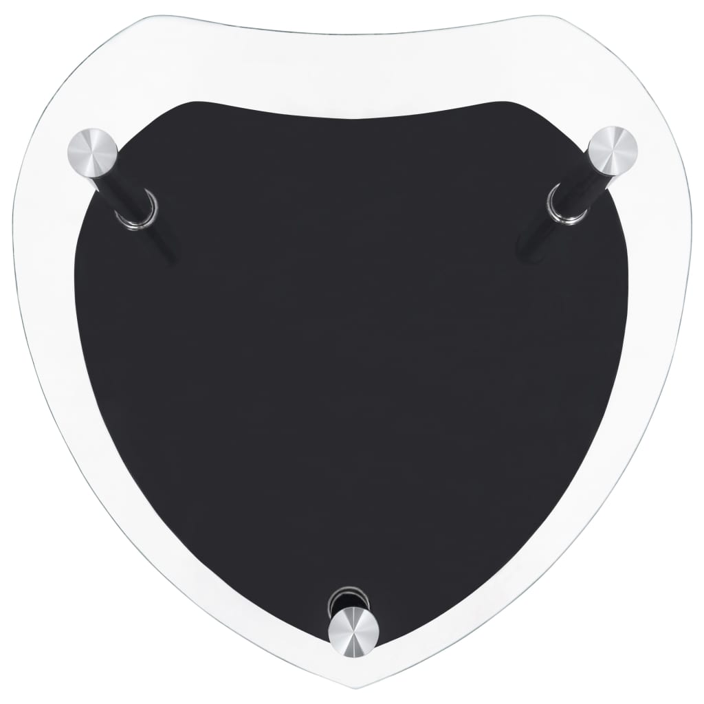 vidaXL Masă laterală 2 niveluri transparent/negru 38x38x50 cm sticlă vidaXL Masă laterală 2 niveluri transparent/negru 38x38x50 cm sticlă
