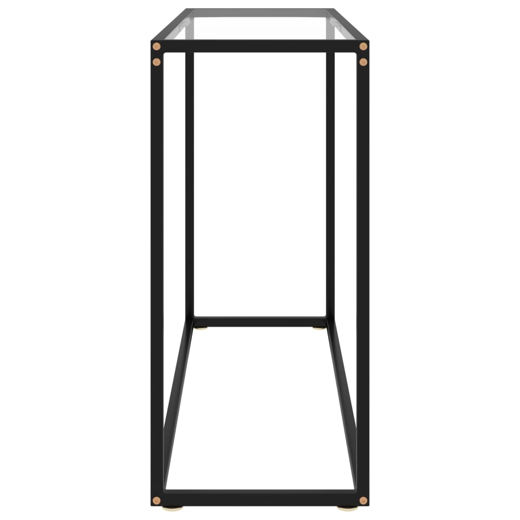 vidaXL Masă consolă, transparent, 100x35x75 cm, sticlă securizată vidaXL Masă consolă, transparent, 100x35x75 cm, sticlă securizată