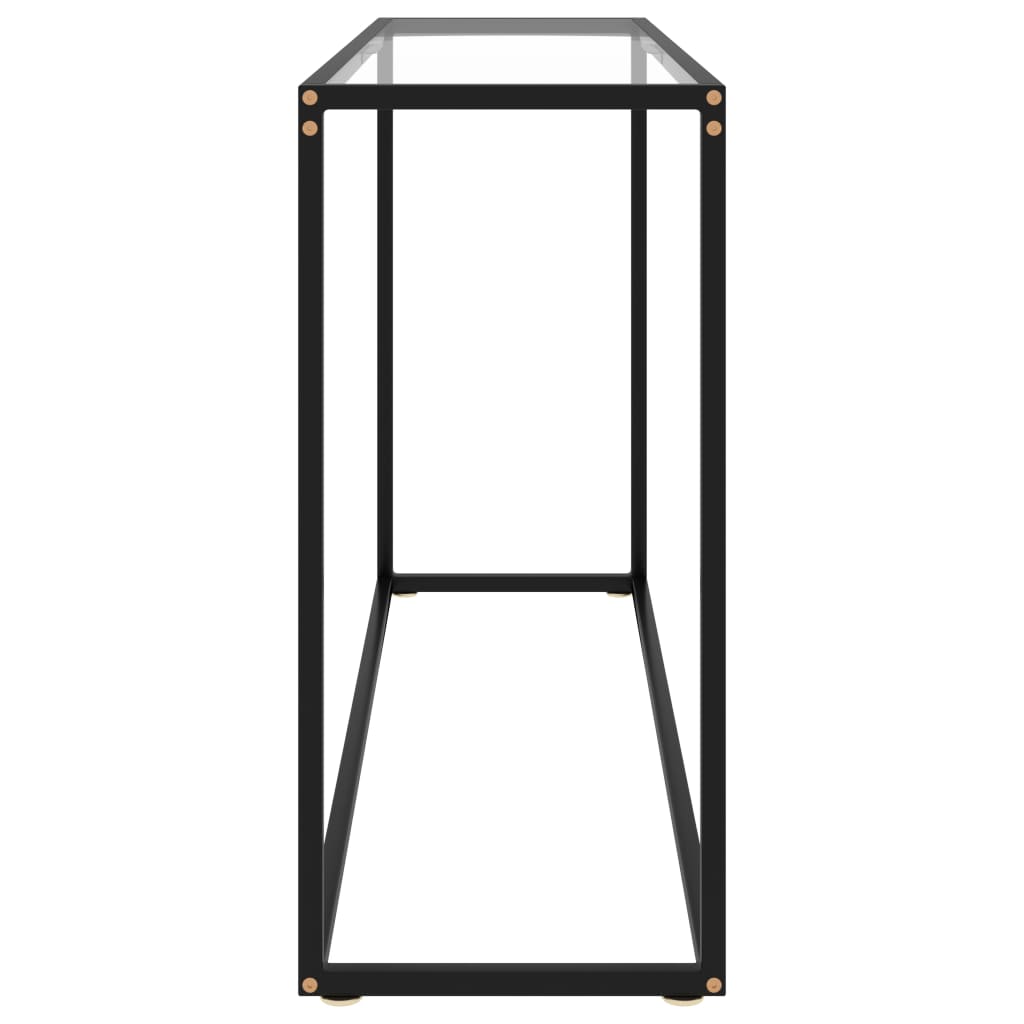 vidaXL Masă consolă, transparent, 120x35x75 cm, sticlă securizată vidaXL Masă consolă, transparent, 120x35x75 cm, sticlă securizată