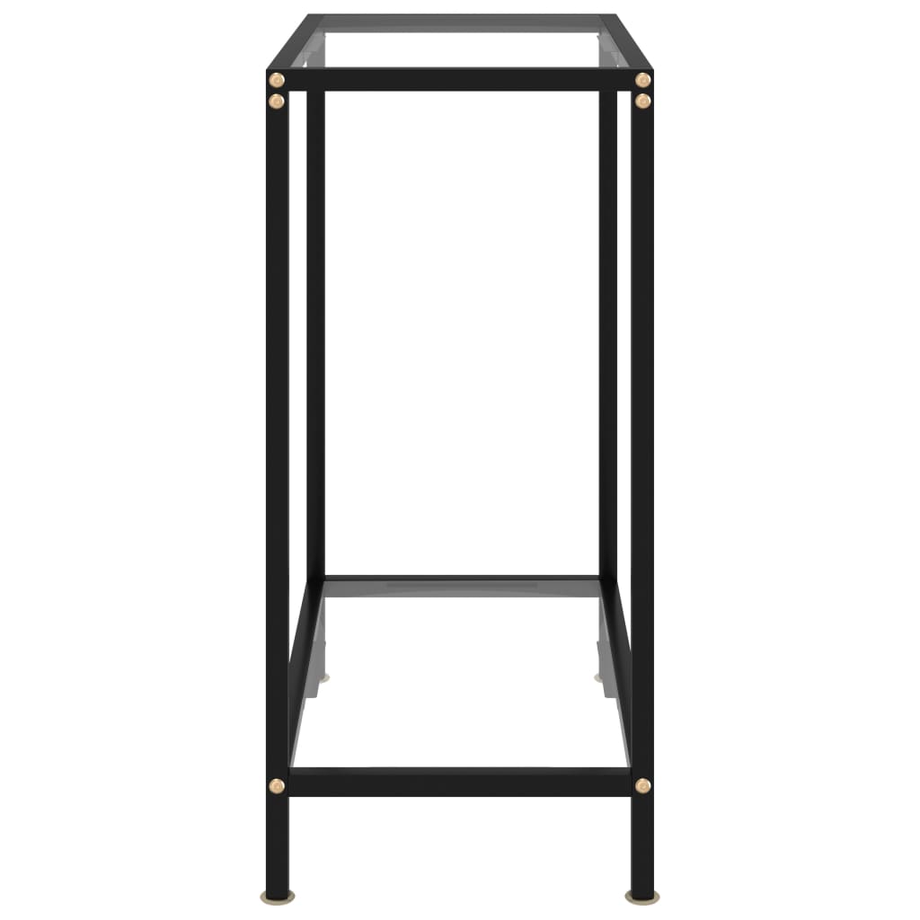 vidaXL Masă consolă, transparent, 60 x 35 x 75 cm, sticlă securizată vidaXL Masă consolă, transparent, 60 x 35 x 75 cm, sticlă securizată