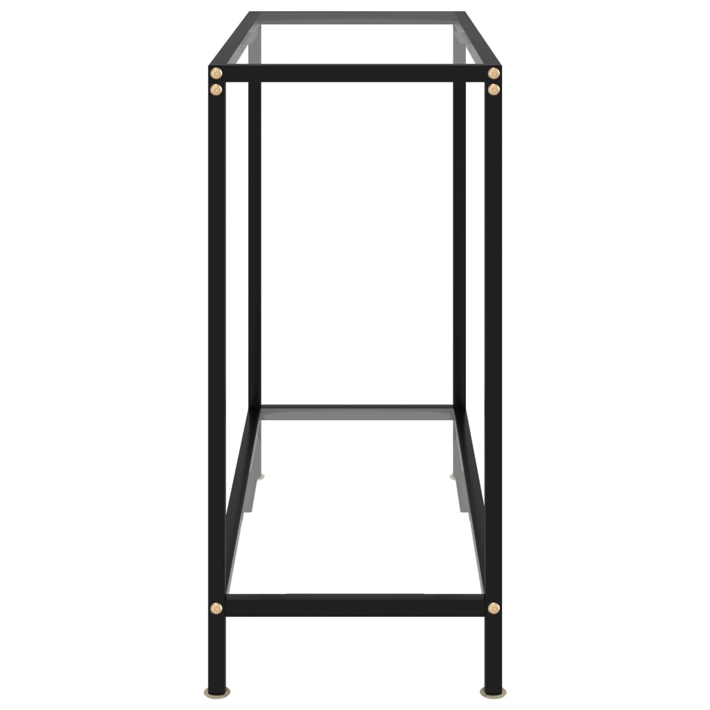vidaXL Masă consolă, transparent, 80 x 35 x 75 cm, sticlă securizată vidaXL Masă consolă, transparent, 80 x 35 x 75 cm, sticlă securizată