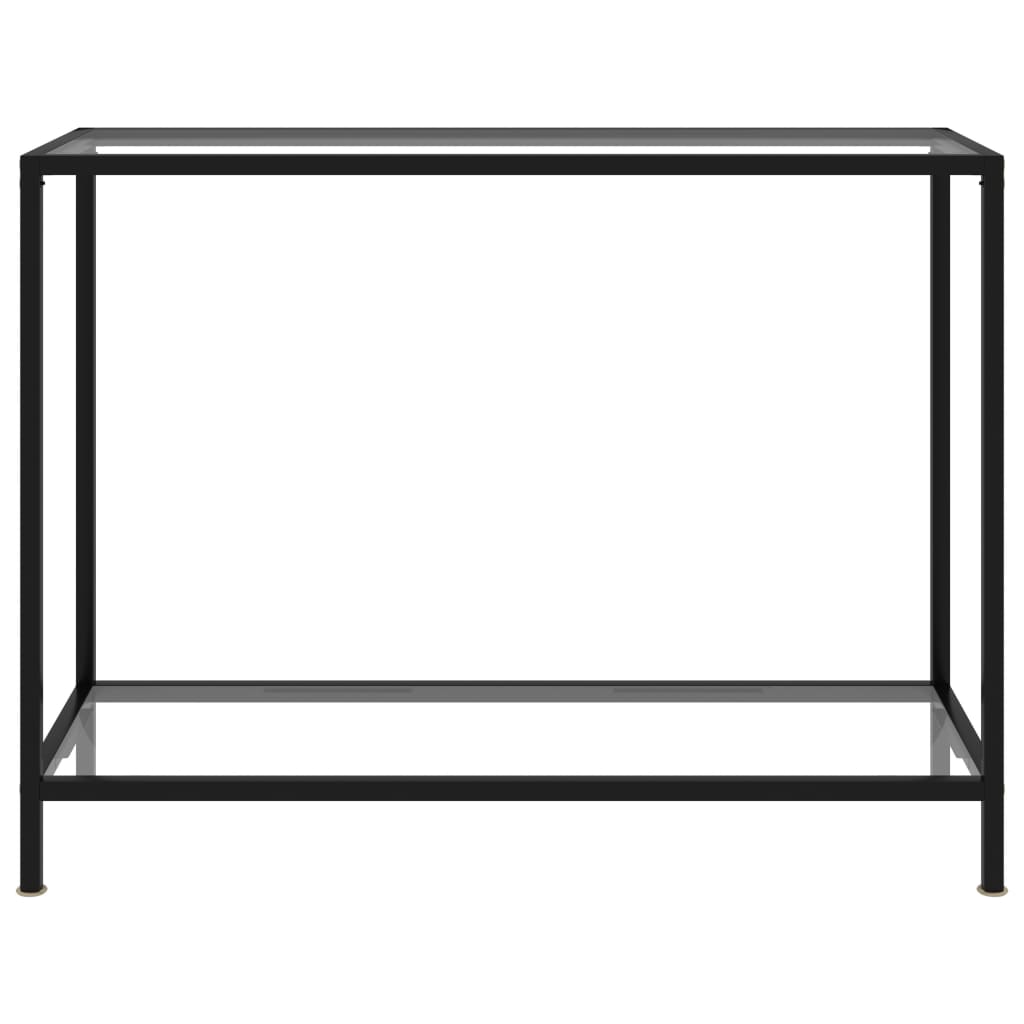 vidaXL Masă consolă, transparent, 100 x 35 x 75 cm, sticlă securizată vidaXL Masă consolă, transparent, 100 x 35 x 75 cm, sticlă securizată