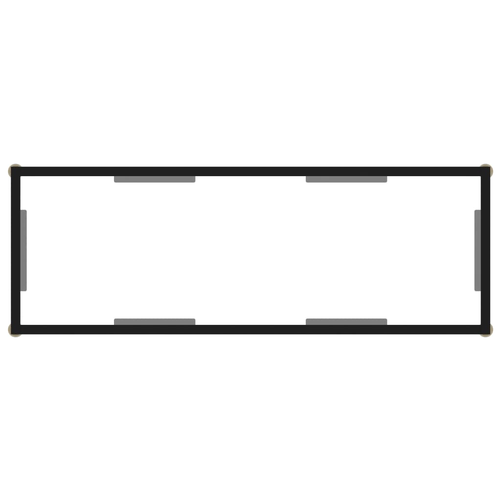 vidaXL Masă consolă, transparent, 100 x 35 x 75 cm, sticlă securizată vidaXL Masă consolă, transparent, 100 x 35 x 75 cm, sticlă securizată