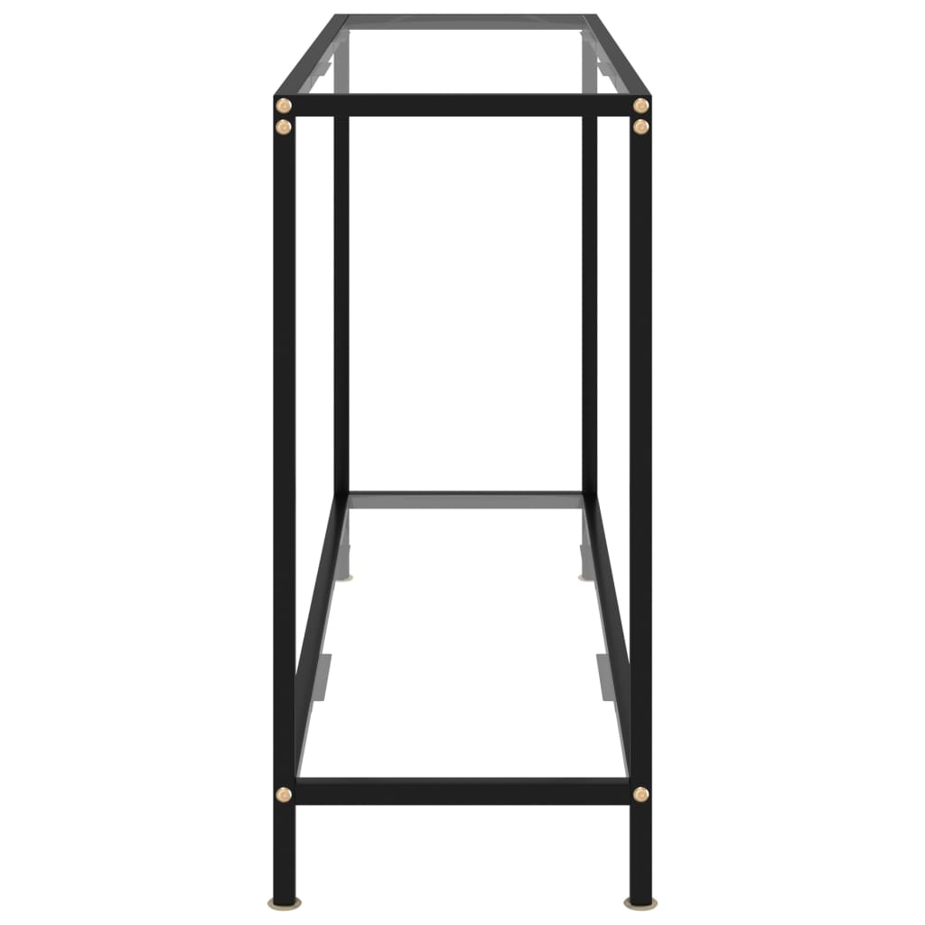 vidaXL Masă consolă, transparent, 120 x 35 x 75 cm, sticlă securizată vidaXL Masă consolă, transparent, 120 x 35 x 75 cm, sticlă securizată