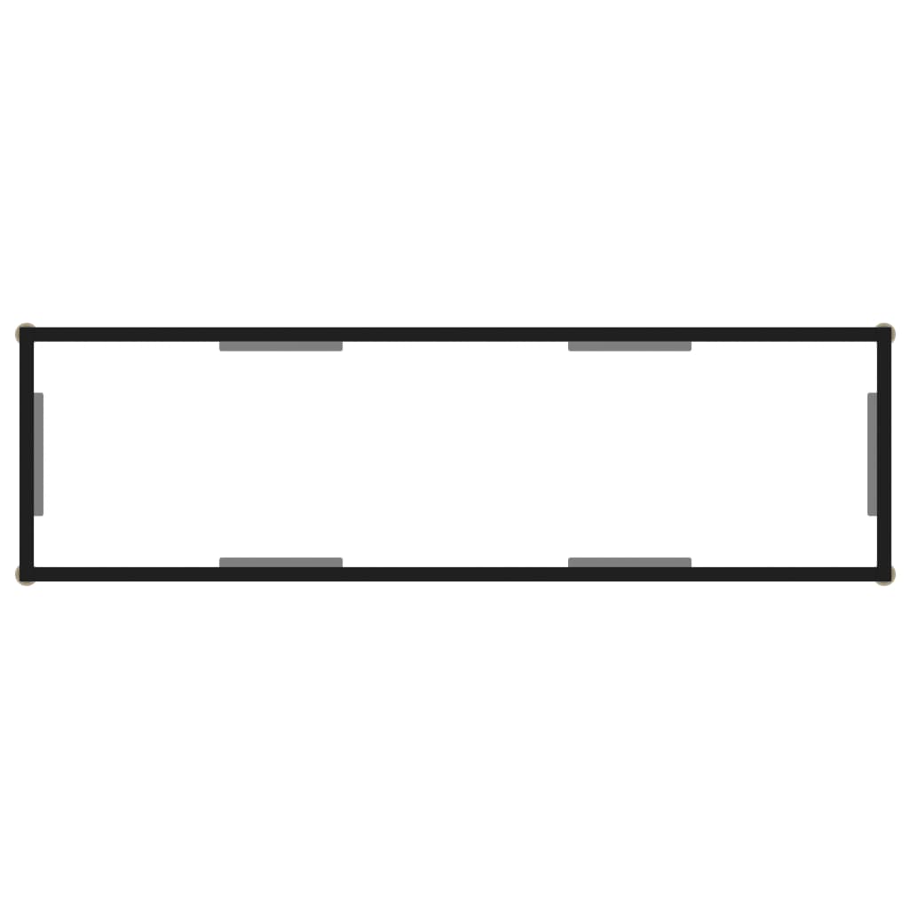 vidaXL Masă consolă, transparent, 120 x 35 x 75 cm, sticlă securizată vidaXL Masă consolă, transparent, 120 x 35 x 75 cm, sticlă securizată