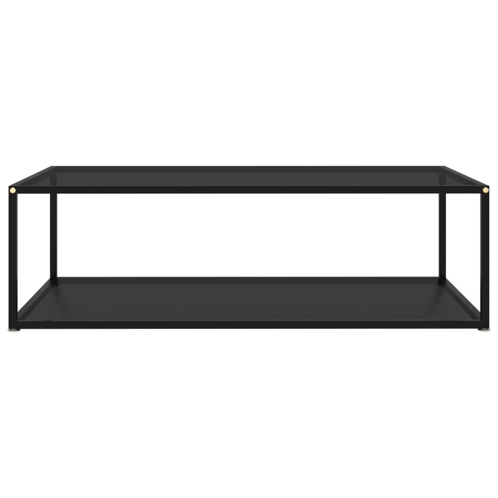 vidaXL Măsuță de cafea, negru, 120x60x35 cm, sticlă securizată vidaXL Măsuță de cafea, negru, 120x60x35 cm, sticlă securizată