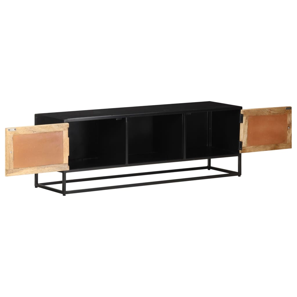 vidaXL Comodă TV, 120 x 30 x 40 cm, lemn de mango nefinisat vidaXL Comodă TV, 120 x 30 x 40 cm, lemn de mango nefinisat
