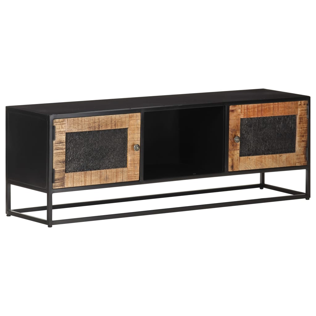 vidaXL Comodă TV, 120 x 30 x 40 cm, lemn de mango nefinisat vidaXL Comodă TV, 120 x 30 x 40 cm, lemn de mango nefinisat