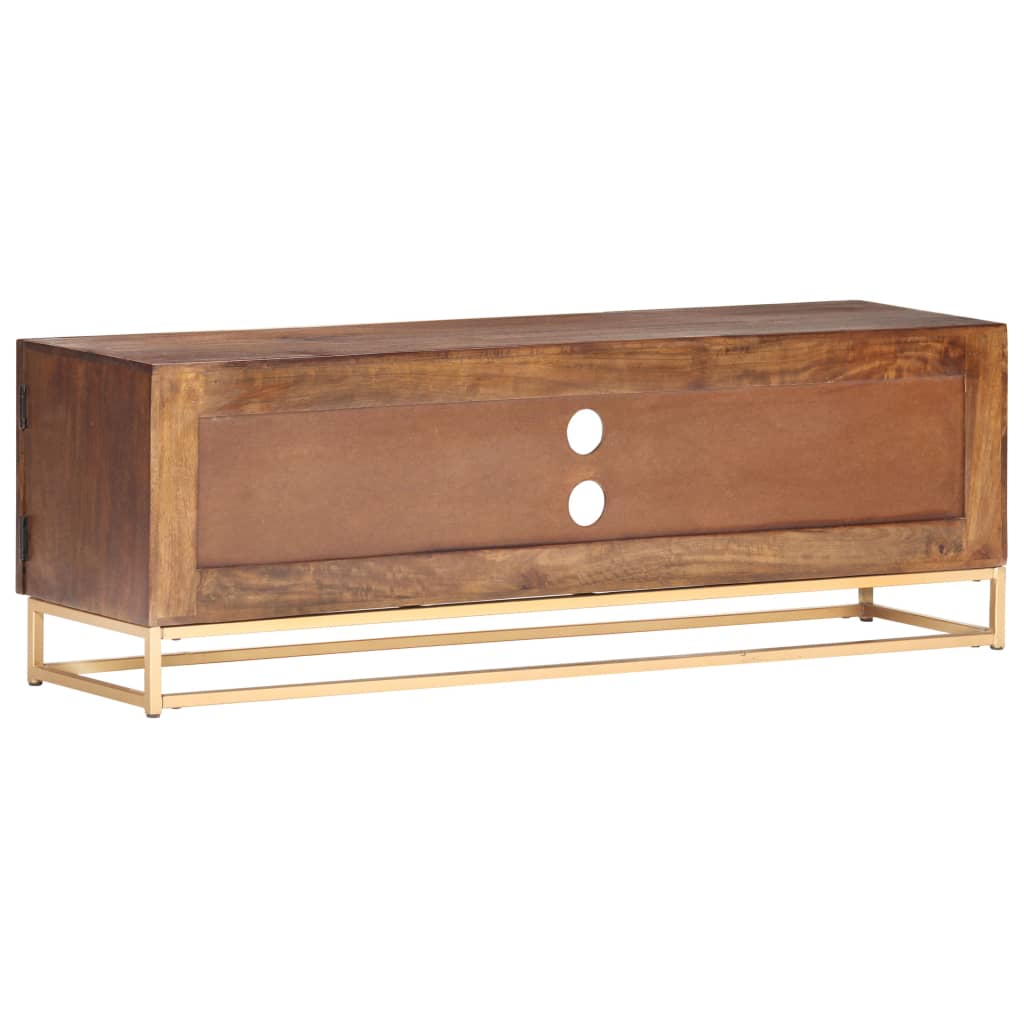 vidaXL Comodă TV, 124 x 29 x 45 cm, lemn masiv de mango vidaXL Comodă TV, 124 x 29 x 45 cm, lemn masiv de mango