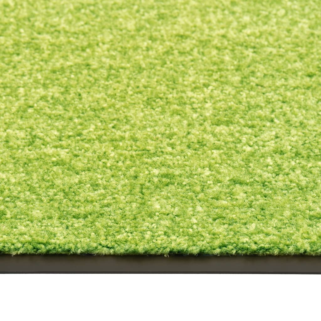 vidaXL Covoraș de ușă lavabil, verde, 40 x 60 cm vidaXL Covoraș de ușă lavabil, verde, 40 x 60 cm