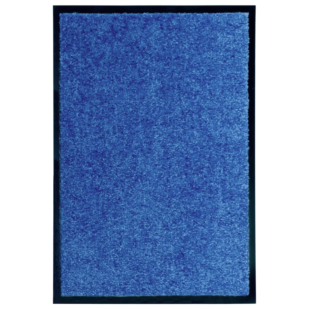 vidaXL Covoraș de ușă lavabil, albastru, 40 x 60 cm vidaXL Covoraș de ușă lavabil, albastru, 40 x 60 cm
