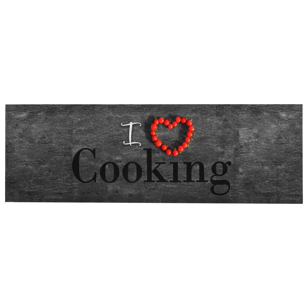 vidaXL Covoraș de bucătărie, lavabil, model Cooking, 60 x 180 cm vidaXL Covoraș de bucătărie, lavabil, model Cooking, 60 x 180 cm