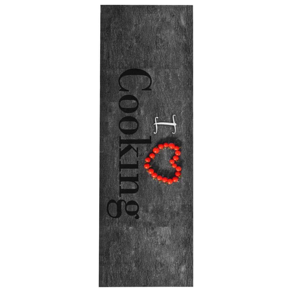vidaXL Covoraș de bucătărie, lavabil, model Cooking, 60 x 180 cm vidaXL Covoraș de bucătărie, lavabil, model Cooking, 60 x 180 cm