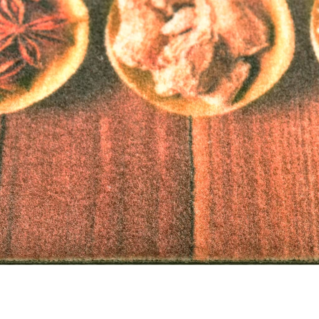 vidaXL Covoraș de bucătărie, lavabil, model linguri, 45x150 cm