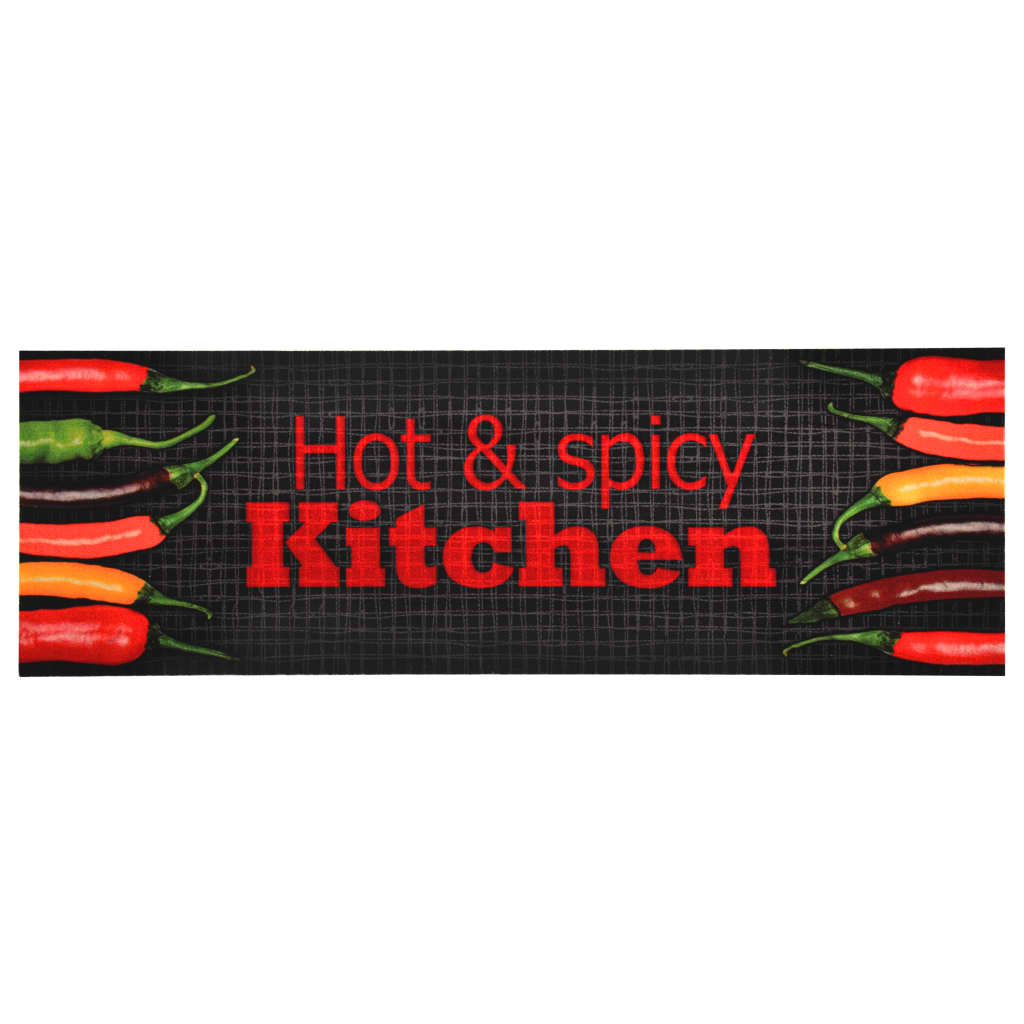 vidaXL Covoraș de bucătărie lavabil, model Hot&Spicy, 45 x 150 cm vidaXL Covoraș de bucătărie lavabil, model Hot&Spicy, 45 x 150 cm