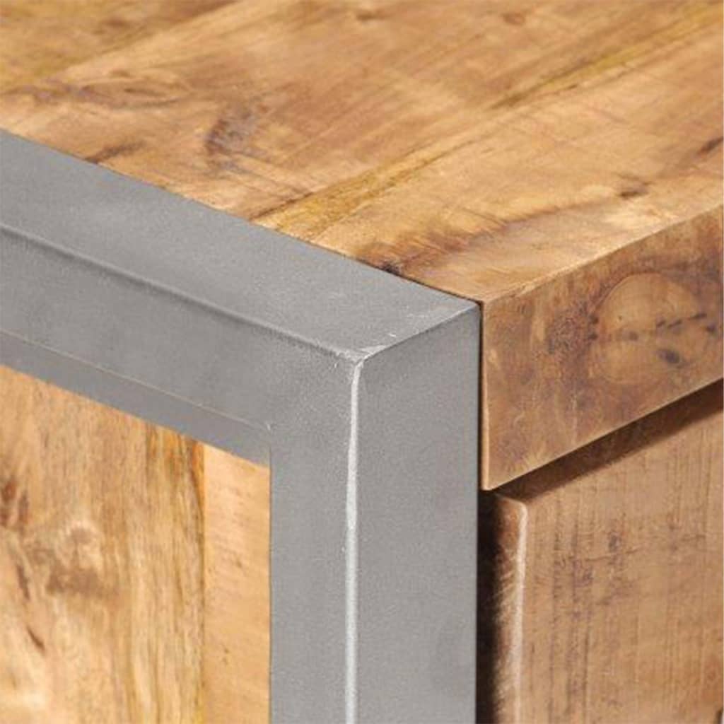 vidaXL Dulap, 60x35x70 cm, lemn de mango nefinisat