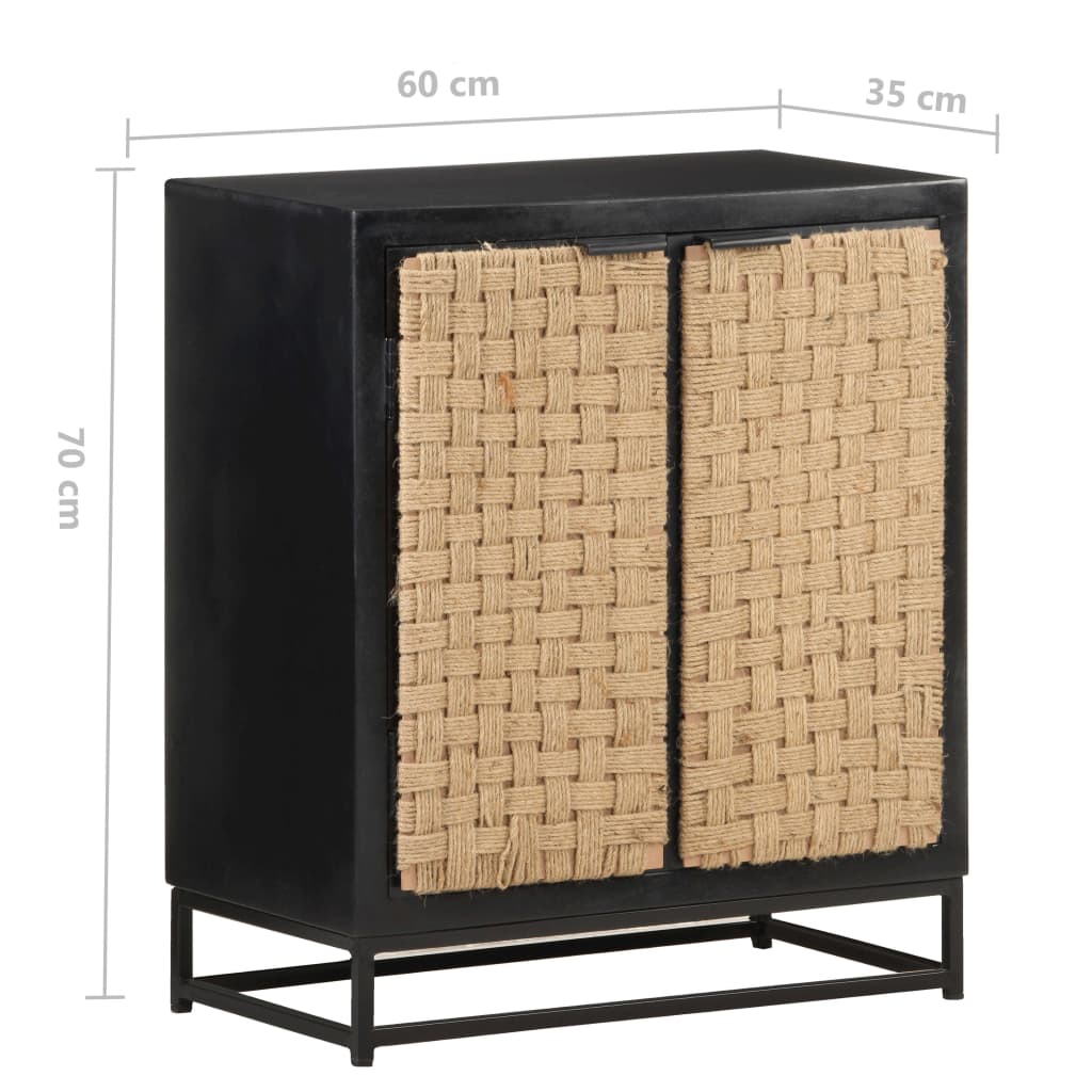 vidaXL Dulap, 60x35x70 cm, lemn masiv de mango