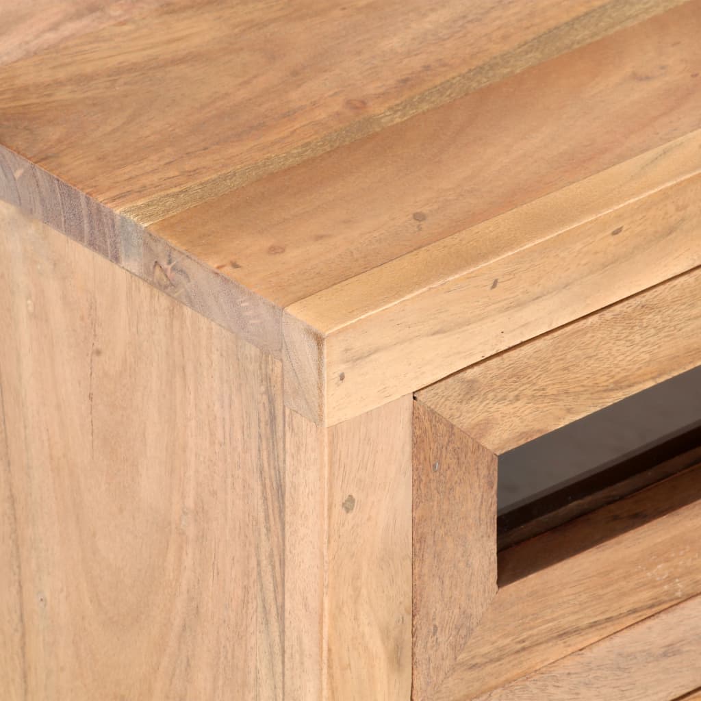 vidaXL Comodă TV, 110x30x40 cm, lemn masiv de acacia