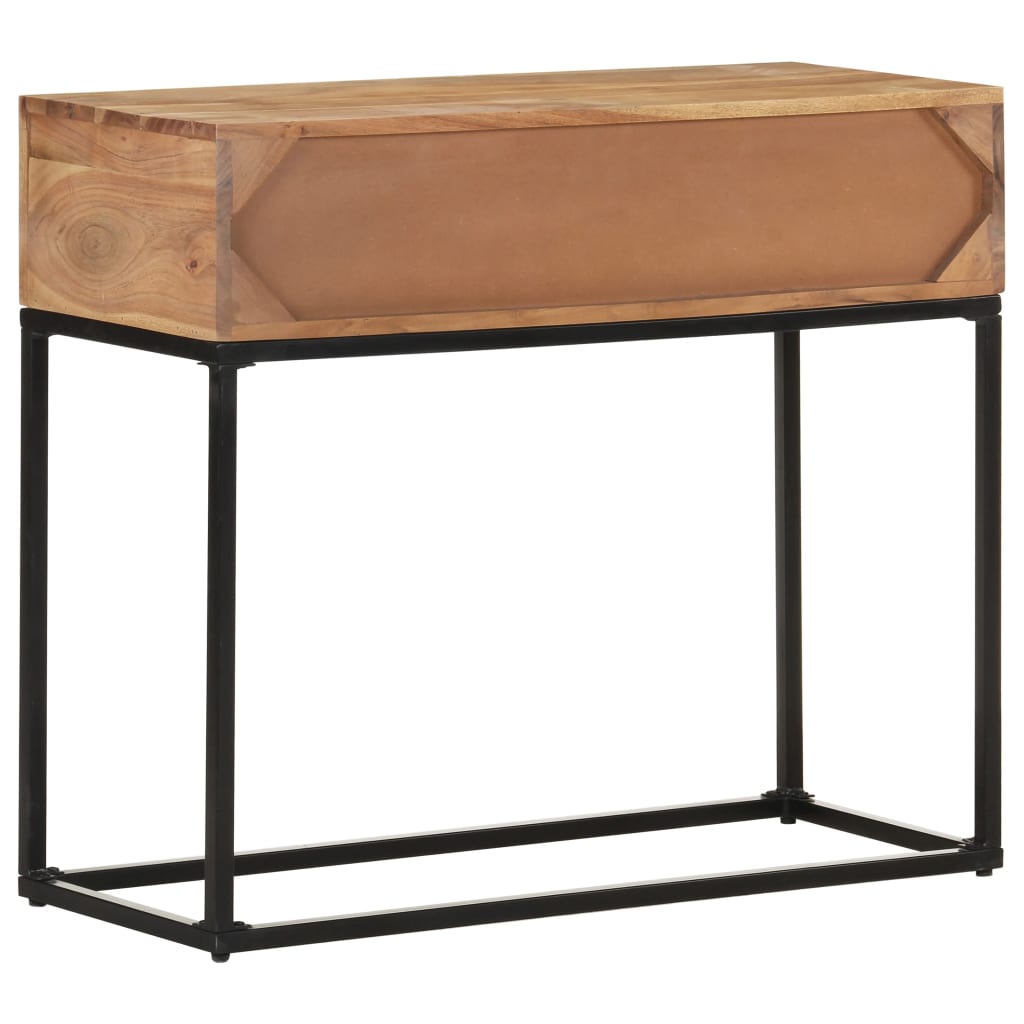 vidaXL Masă consolă, 90x35x76 cm, lemn masiv de acacia vidaXL Masă consolă, 90x35x76 cm, lemn masiv de acacia