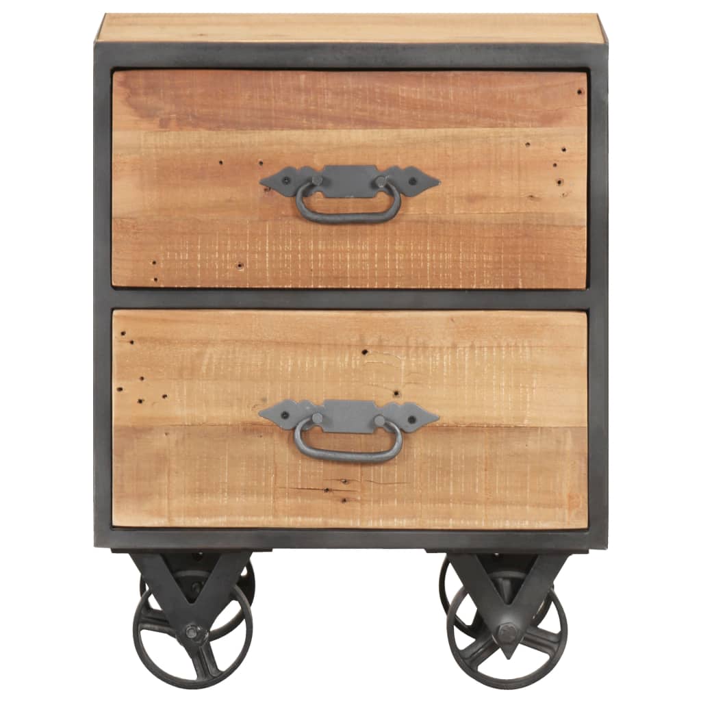 vidaXL Noptieră, 40x30x51 cm, lemn masiv reciclat vidaXL Noptieră, 40x30x51 cm, lemn masiv reciclat