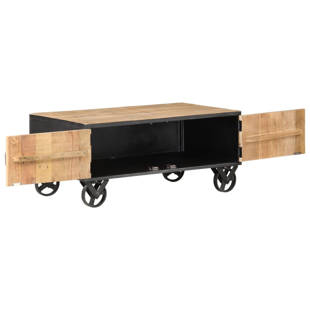 vidaXL Măsuță de cafea, 90x50x39 cm, lemn masiv reciclat vidaXL Măsuță de cafea, 90x50x39 cm, lemn masiv reciclat
